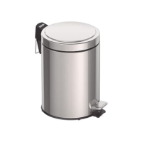 Lixeira com Pedal em Aço Inox Acabamento Tramontina Inox 5Litros
