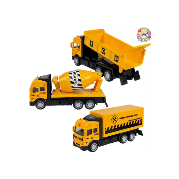 Coleção De Caminhão De Construção Em Miniatura De Ferro Fricção Volvo Scania Mercedes