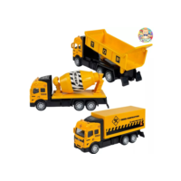 Coleção De Caminhão De Construção Em Miniatura De Ferro Fricção Volvo Scania Mercedes