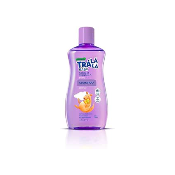 Trá Lá Lá Shampoo Suave Personagem Baby Branco E Roxo 250 Ml
