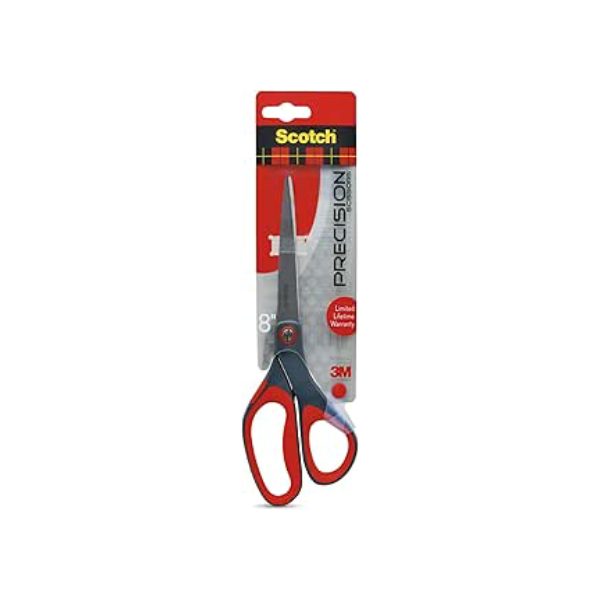 Tesoura Scotch 1448, 20 cm, cinza/vermelho