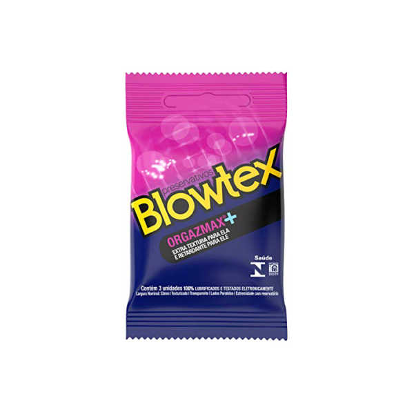 Blowtex Preservativo Orgazmax Com 3 Unidades