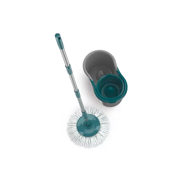 Mop Giratório Fit 5010 Esfregão Top Cabo Inox 3 Em 1 Flashlimp