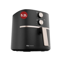 WAP Fritadeira Elétrica Air Fryer GRAND FAMILY 5,2 Litros, Temperatura Ajustável, Revestimento Antiaderente, 1500W 127V