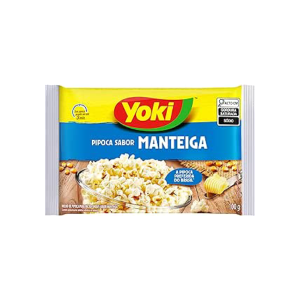 Pipoca Manteiga Yoki 100g