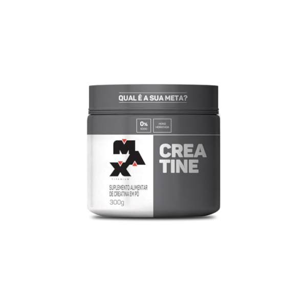 Max Titanium Creatina - Suplemento alimentar de creatina em pó, 300g