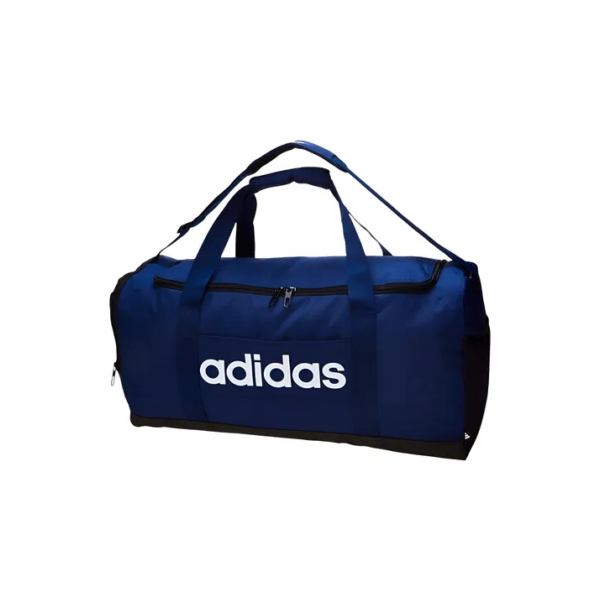 Mala Esportiva Masc/femi Duffel Linear Com 39,75 L adidas Cor Dark Blue / White