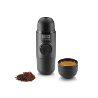 Wacaco Minipresso GR, máquina de café expresso portátil, compatível com café moído, máquina de café manual, aparelhos de viagem, operado manualmente, perfeito para acampamento, caminhada