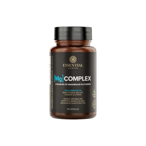 Mg Complex Blend De Magnésio 90 Cápsulas Essential Nutrition Sabor Sem sabor