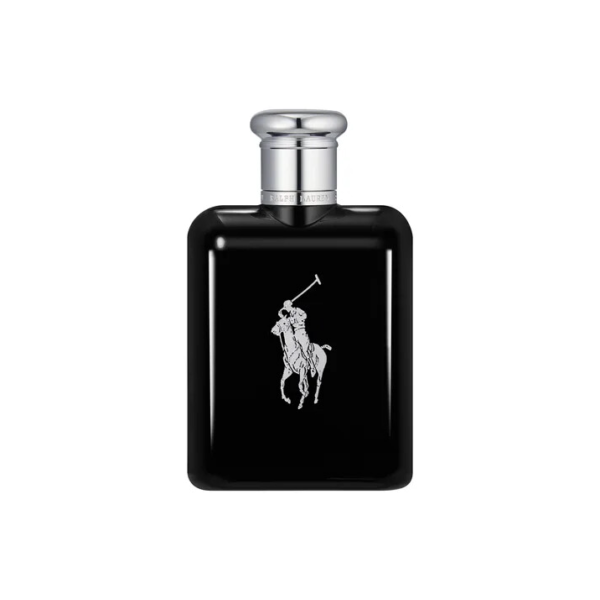 Perfume Masculino Eau de Toilette Fragrância Amadeirada Aromática com Notas Sofisticadas de Manga, Fava Tonka, Sândalo e Patchouli Polo Black Ralph Lauren Frasco com 200ml