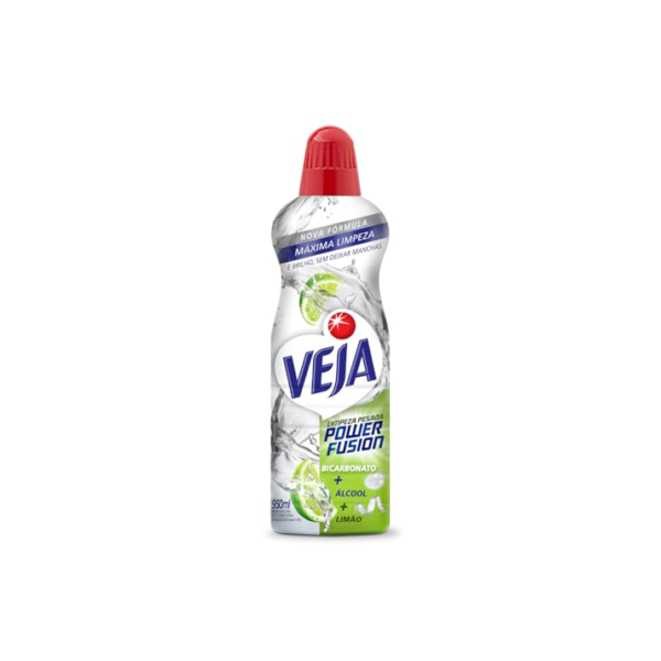 Veja Limpeza Pesada Power Fusion Limão Limpador de Pisos 950ml