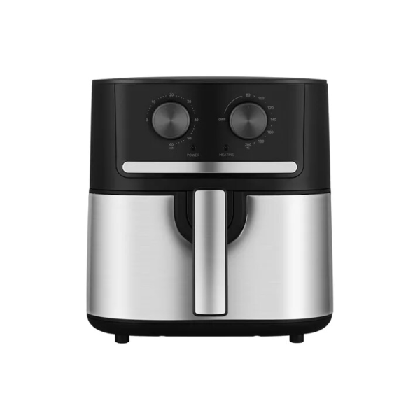 Fritadeira Air Fryer 5,5l Cyclone Preto E Inox Midea
