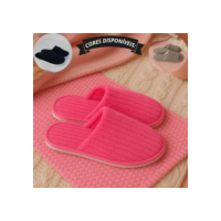 Chinelo Pantufa Feminina Macia E Quentinha Solado Leve e Confortável Diversas Cores