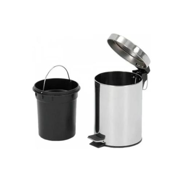 Cesta De Lixo Banheiro Lixeira Metal Inox 5l Com Pedal Luxo - Zhejiang Chenmao Industry And