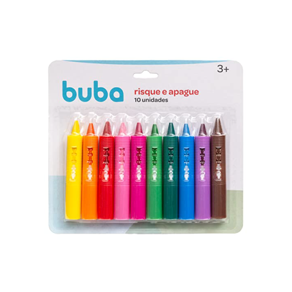 Buba Risque E Apague Com 10 Unidades Colorido