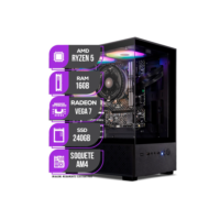 PC Gamer Mancer, AMD Ryzen 5 5600GT, Vega 7, 16GB DDR4, SSD 240GB, Fonte 400W 80 Plus