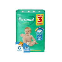 Personal Fralda Baby Protect&Sec G, Leve 60 Pague 57 Unidades