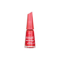 Esmalte Vermelho Risqué & Chilli Beans Para Te Vermelhor Metálico 8ml