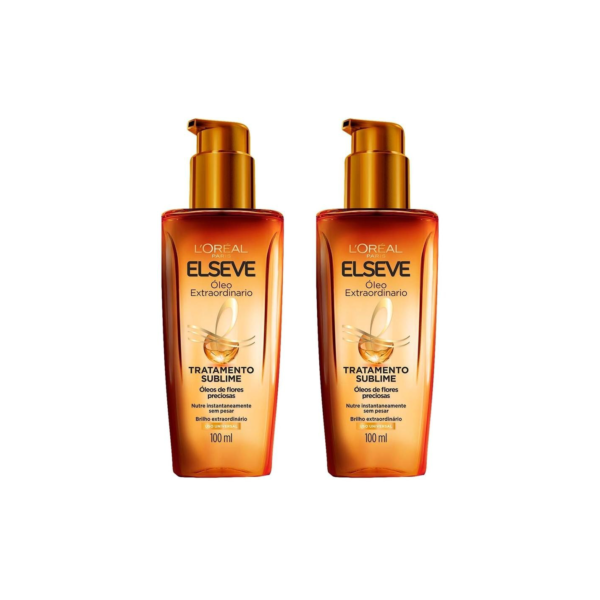 Kit 2 und Óleo Elseve Extraordinário Paris 100ml