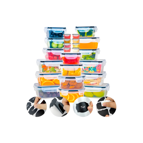 Conjunto De 24 Potes Herméticos Croix Com Tampa E Trava