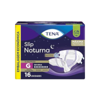 Tena Slip Noturna, Fralda Geriátrica para Incontinência Urinária, G - 16 unidades