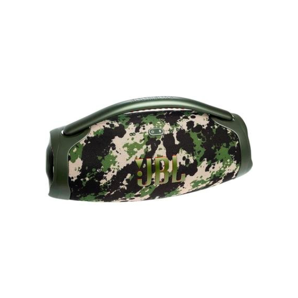 Caixa de Som Portátil JBL Boombox 3, Bluetooth, 80W RMS,P2, À prova d'água, Camuflada - JBLBOOMBOX3SQUADBR