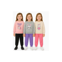 Kit 3 Roupas Moletom Infantil Inverno Menino E Menina Quente