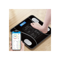 Balança Bioimpedância Corporal Digital APP Bluetooth Suporta até 180 kg