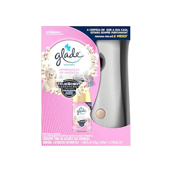 glade Desodorizador Glade Automatic Spray Aparelho + Refil Lembrança De Infância 269Ml