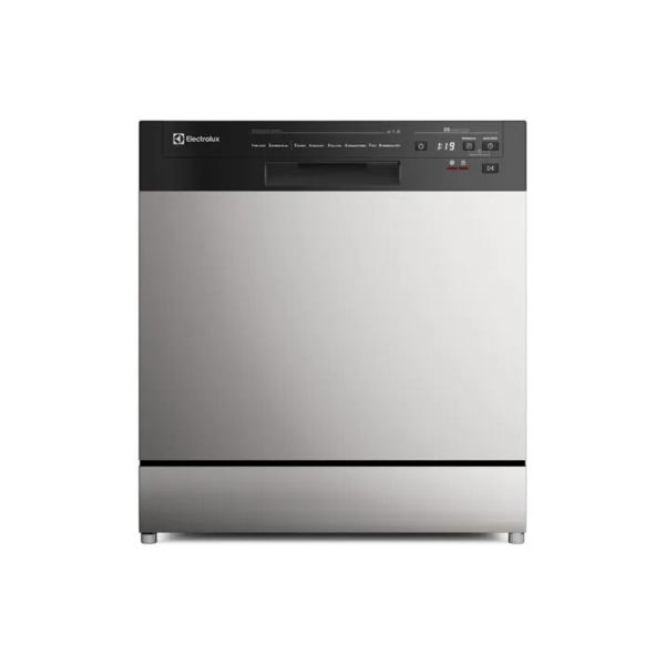Lava-louça Electrolux Inox Com Programa Lava E Seca LS08E Cinza