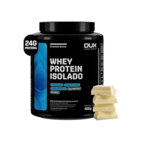 Whey Protein Isolado Chocolate Branco Pote 450g – Recuperação Muscular – DUX HUMAN HEALTH