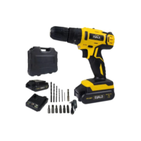 Parafusadeira Furadeira Impacto Pfe20ev Maleta Kit Evald PFE-20EV Cor Amarelo Frequência 60 hertz