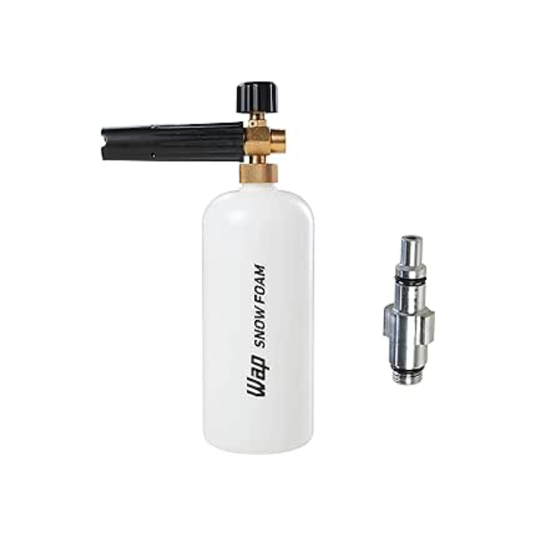 WAP Canhão de Espuma SNOW FOAM ENCAIXE LARGO FS 1 Litro, Aplicador de Detergente para Lavadoras de Alta Pressão WAP
