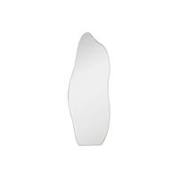 Espelho Do Pinterest Moldura Couro 60x110cm Modelo Flame Cor Da Moldura Caramelo
