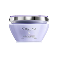 Kérastase Máscara Blond Absolu Masque Ultra-Violet, Cabelos loiros, descoloridos, Hidratação, neutraliza os tons amarelados, Ácido Hialurônico, Flor de Edelweiss, 200 ml