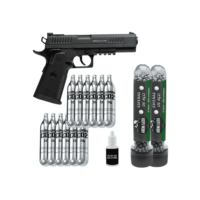 Pistola Rossi 1911 Wingun Tactical 4,5mm + Recarga Co2 + Esferas Munições Aço Alto Desempenho