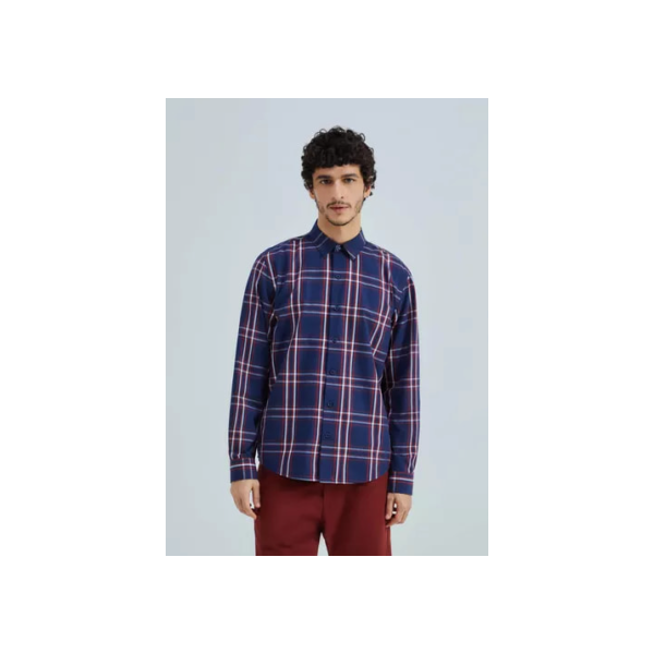 Camisa Masculina Manga Longa Xadrez Hering