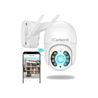 Câmera Ip A8 App Icsee Infravermelho Prova D'água Externa Wifi Hd 3 Cor Branco