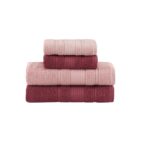 Jogo de Toalhas Buddemeyer Bella Extra Soft Banho Rosa/Rosa Claro 4 peças