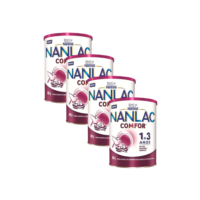Kit 4 Fórmula Infantil NANLAC Comfor 800g