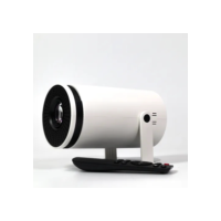 Projetor Smart Portátil Full Hd 4k Bluetooth Wifi Cor Branco Android 11.0 5g TV Cinema em Casa