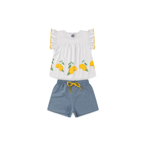 Conjunto Infantil Feminino Shiny Lemons