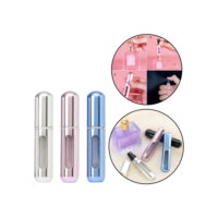 3 Mini Spray Porta Perfume Eau De Parfum Recarregável Para Viajem Bolsa Portátil