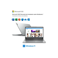 Notebook Lenovo Ideapad 1i Celeron Office 365 4gb 128gb W11
