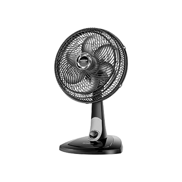 Ventilador de mesa Mondial 110V, 30cm, 6 pás, Turbo - VT-30-NB