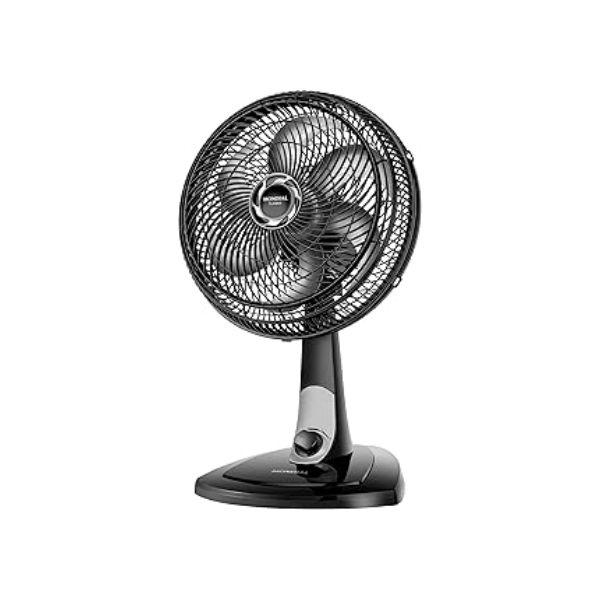 Ventilador de mesa Mondial 110V, 30cm, 6 pás, Turbo - VT-30-NB