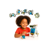 Robô 13 Em 1 Energia Solar Kit Robótica Educacional Top Cor Branco Green Energy