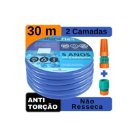 Mangueira Jardim Siliconada DuraFlex Azul 30 Metros Cor Azul