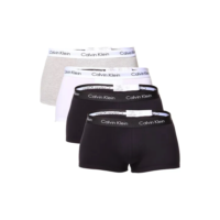 Kit 4 Cuecas Masculina Low Rise Trunk Algodão Calvin Klein