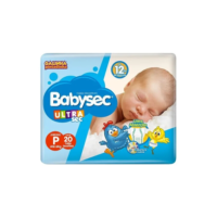 Fralda Babysec Ultrasec Galinha Pintadinha P 20 unidades
